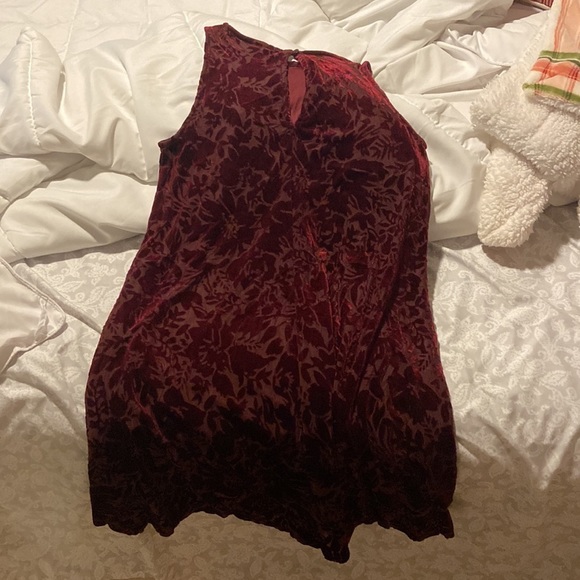 𝅺OLD navy suede dress - Picture 3 of 3